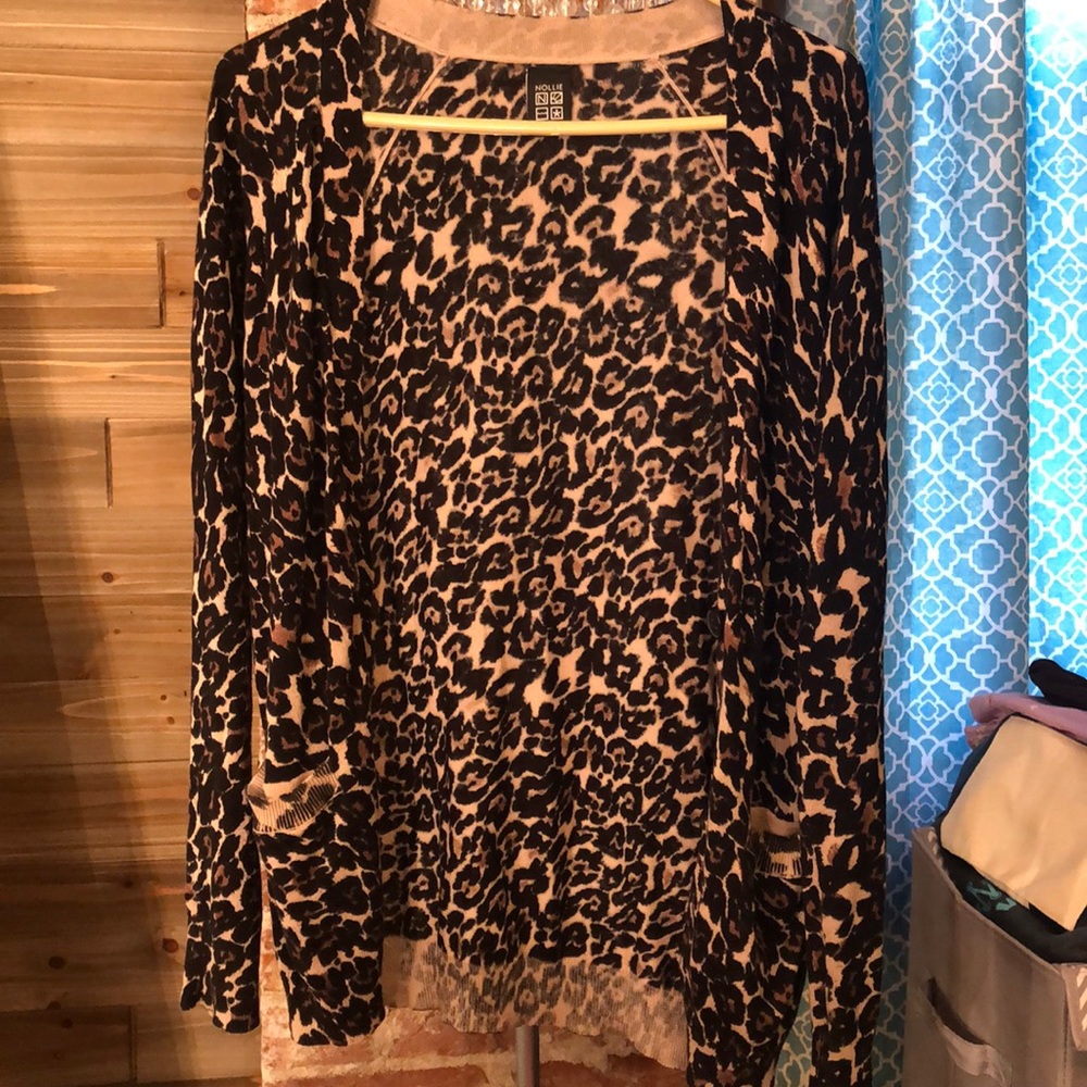 Leopard cardigan